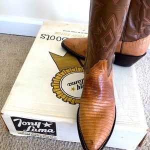 Western Boot, Tony Lama brand, Made USA